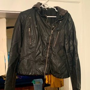 Free People leather jacket
